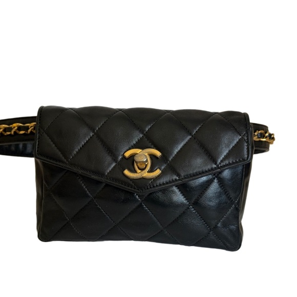 Authentic CHANEL Black belt bag “project “ - Picture 3 of 17